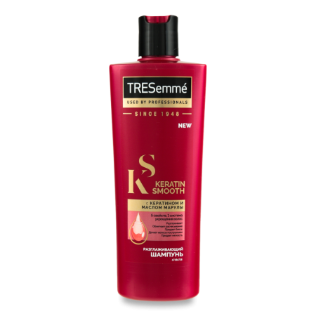 Шампунь Для Волос с Кератином и Маслом Марулы Keratin Smooth Tresemme 400мл