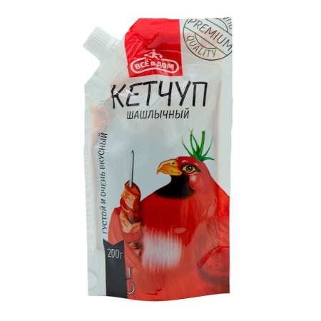 Кетчуп Всё в Дом Шашлычный 200гр д/п