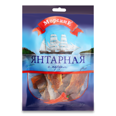 Путассу Северная cушено-вяленая Янтарная с Перцем Морские м/у 70г