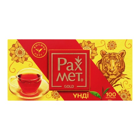 Чай Рахмет Индийский Черн 100пак Кор