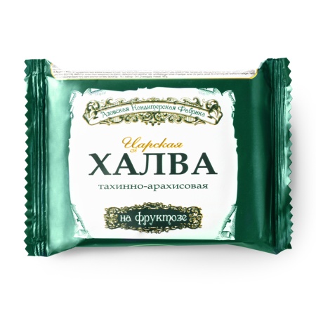 Халва Царская на Фруктозе тахинно-арахисовая 180гр Кнврт