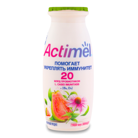 Кисломолочный Продукт Danone Actimel гуава/эхинацея 100мл п/б