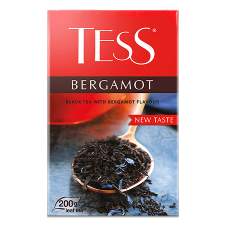 Чай Tess Черный Bergamot 200гр Кор
