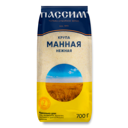 Крупа Пассим Манная 700гр фл/п