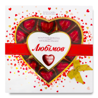 Конфеты Шоколадные с Ореховым Пралине в Молочном Шоколаде Любимов к/у 125г