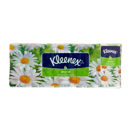 Платки Kleenex Носовые Ромашка 10шт гр/у
