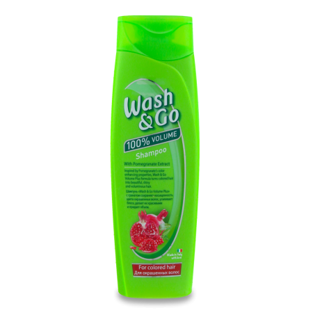 Шампунь wash&go с Гранатом 200мл фл