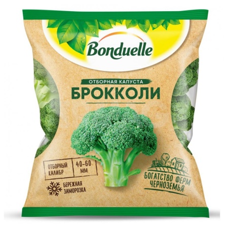 Капуста Bonduelle Брокколи Отборная с/м 400гр п/п