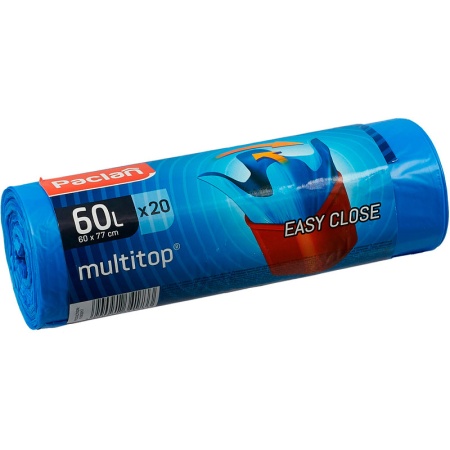 Мешки Paclan Multitop д/мусора 60*77см 60л 20шт