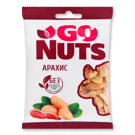 Орех Арахис go Nuts 70гр Стик
