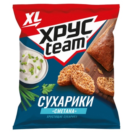 Сухарики Хрусteam Сметана 100гр бл/у
