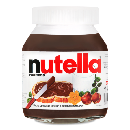 Паста Ореховая с Добавлением Какао Nutella с/б 180г