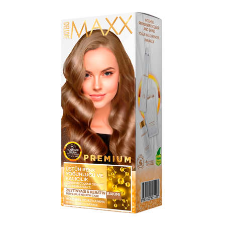 крем-краска Для Волос Maxx Deluxe Premium 8 1 Светлый Пепельный Блондин ...