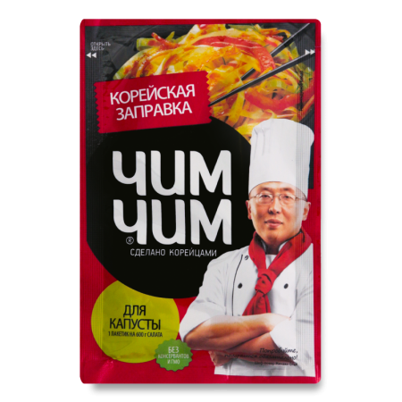 Соус на Основе Растительных Масел Корейская Заправка Для Капусты Чим Чим м/у 60г