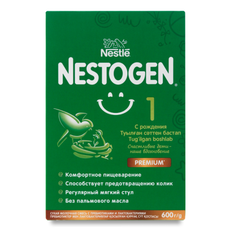 Смесь Молочная Сухая Для Детей 0-12мес №1 Nestogen к/у 600г