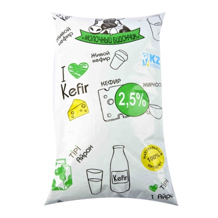 Кефир Молочн Бидон 2,5% м/у 1л