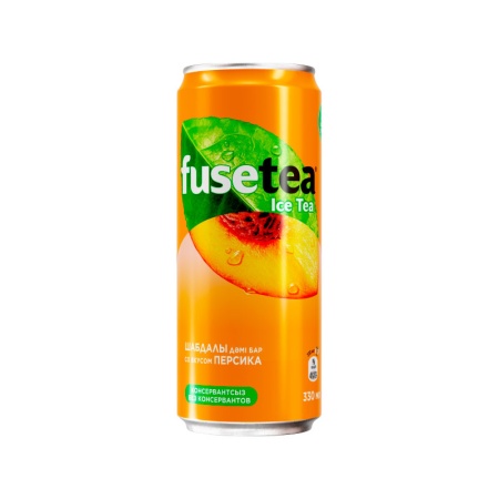Напиток Чай Fuse Tea Персик 0,33мл ж/б