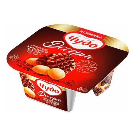 Йогурт Чудо Десерт Хрустящий Вафельный Восторг 105гр Стак