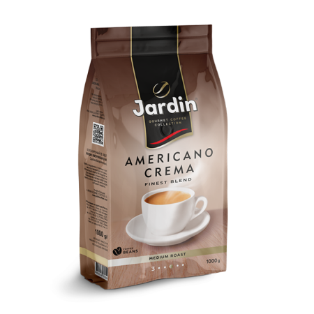 Кофе Jardin Americano Crema Зерновой Средн Обжар 1000гр стаб/б