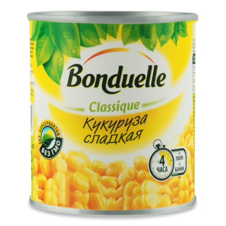 Кукуруза Сладкая Classique Bonduelle ж/б 170г