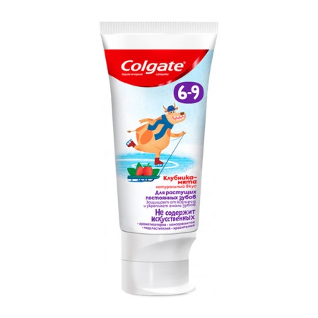 Паста Зубная Colgate Детская клубника/мята 60мл Кор