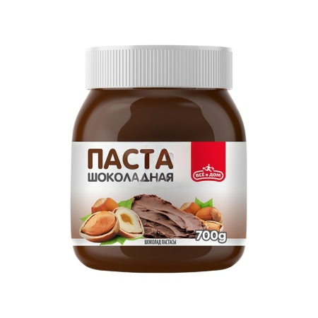Паста Шоколадная Все в Дом Дuo 700гр с/б