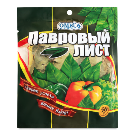 Лист Лавровый Омега Специи м/у 50г
