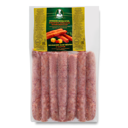 Колбаски Для Жарки с Сыром Замороженные беккер&к кг