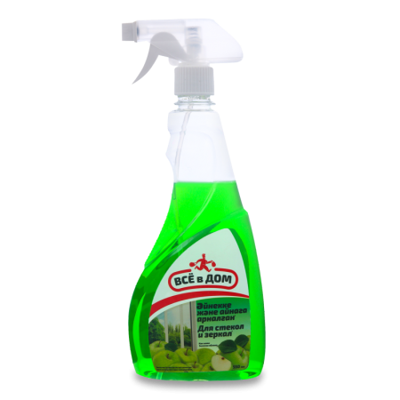 Средство Всё в Дом д/стекол Зеленое Яблоко 550мл фл