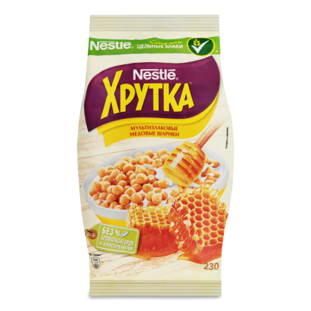 Завтрак Nestle Хрутка Медовые Шарики 230гр п/п