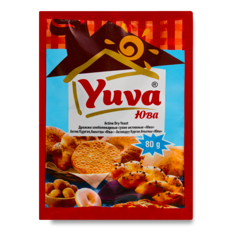 Дрожжи Хлебопекарные Сухие Активные Yuva м/у 80г Дрожжи Хлебопекарные Сухие Активные Yuva м/у 80г