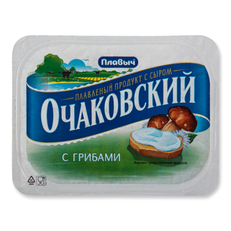 Продукт Плавленый 50% с Сыром Очаковский с Грибами Плавыч п/у 180г