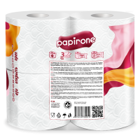 Бумага Туалетная 3 Слоя Premium Papirone 4шт Бумага Туалетная 3 Слоя Premium Papirone 4шт