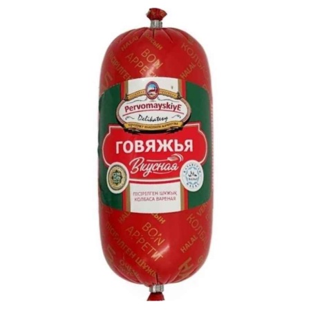 Колбаса Первомайские Деликатесы Говяжья Варён к/об