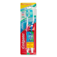 Зубная Щетка Средней Жесткости Тройное Действие Colgate 2шт