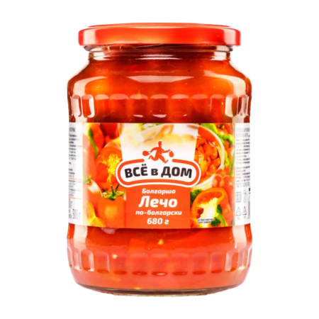Лечо Всё в Дом по-болгарски 680гр с/б