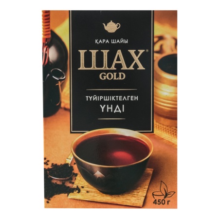 Чай Черный Байховый Гранулированный Индийский Gold Шах к/у 450г