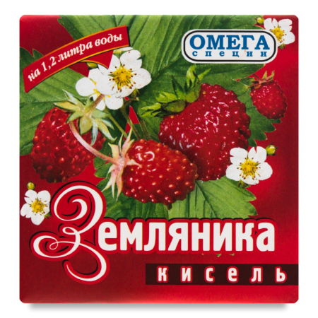 Кисель Земляника Омега Специи м/у 170г