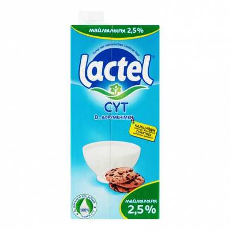 Молоко 2.5% Ультрапастеризованное с Витамином d3 Lactel т/п 1л Молоко 2.5% Ультрапастеризованное с Витамином d3 Lactel т/п 1л