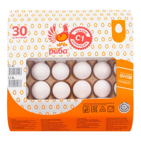 Яйцо Курочка Ряба Куриные xl с1 30шт Лот