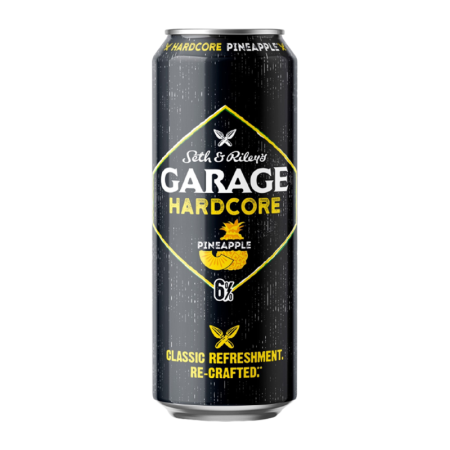 Напиток Garage Hardcore Pineapple на Основе Пива 6% 0,45л ж/б