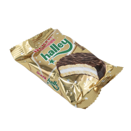 Печенье Сэндвич Ulker Halley с Маршмеллоу 28гр фл/п