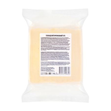 Продукт Сырный Всё в Дом Голландский Оригинальный 50% 350гр