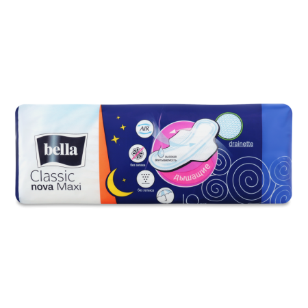 Прокладки Bella Classic Nova Maxi Критич 5 Капель 10шт гр/у