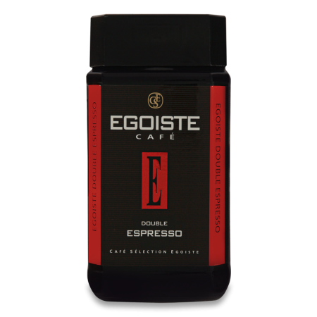 Кофе Натуральный Сублимированный Растворимый Double Espresso Egoiste c/б 100г