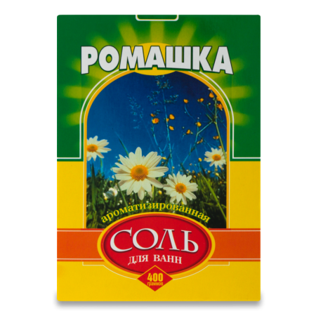 Соль д/ванн Бахташ Ромашка 400гр Кор