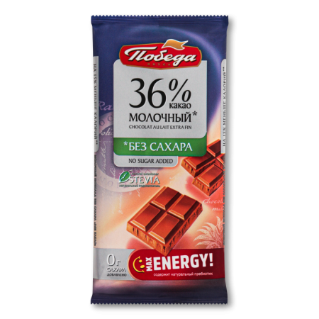 Шоколад Молочный 36% Победа м/у 50г