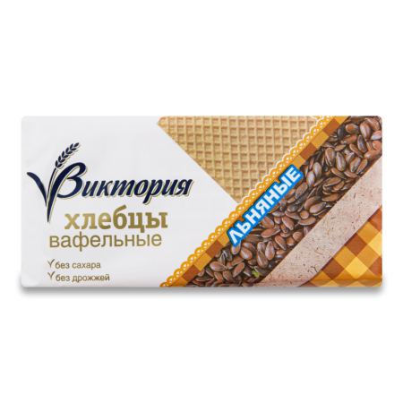 Хлебцы Вафельные Льняные Виктория м/у 60г