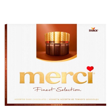 Конфеты Storck Merci Dark 250гр