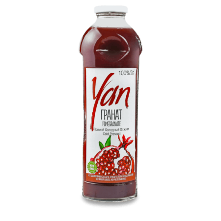Сок Yan Гранат б/сахара 0,93л с/б